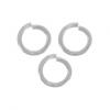 Anillas abiertas 5x0.8 mm plateado x50 Anillas abiertas 5x0.8 mm plateado x50