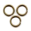 Anillas abiertas 7x1 mm color bronce x50 Anillas abiertas 7x1 mm color bronce x50
